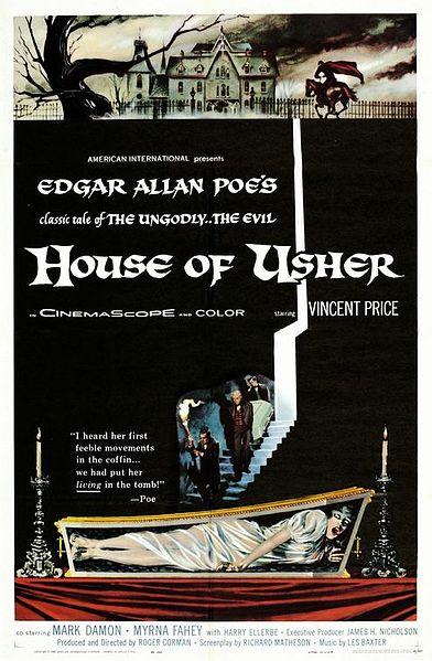 Poe, Vincent Price, Usher, Roger Corman